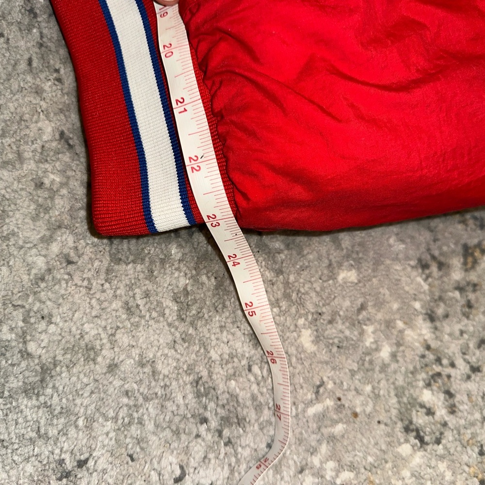Red Hooded Puffer Jacket - Men's - Picture 11 of 13